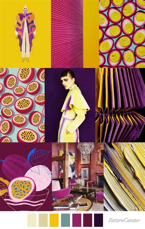 Passion Fruit Color Palette Design Mood Board Color Trends