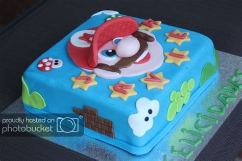 La Cocina De Conluana Tarta Fondant Mario Bross Pastel De Mario Bros Pastel De Mario Tortas