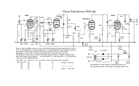 Figure 1117 Tube Regenerative Radio Electronic Schematics Shortwave Radio Electronic