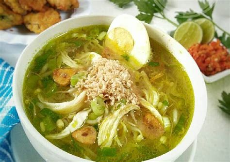 resep soto ayam lamongan dg bubuk koya prsoto oleh dapurvy cookpad