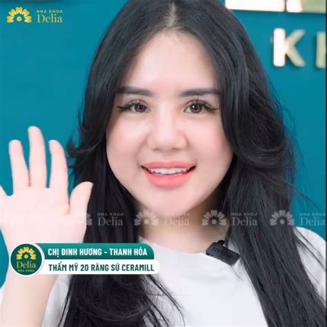 Hot girl xứ Thanh Đinh Hương chia sẻ làm răng sứ tại Delia