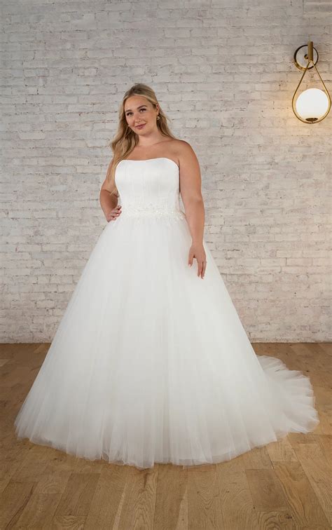 Satin And Tulle Wedding Dress Online Centralcountiesservices Org