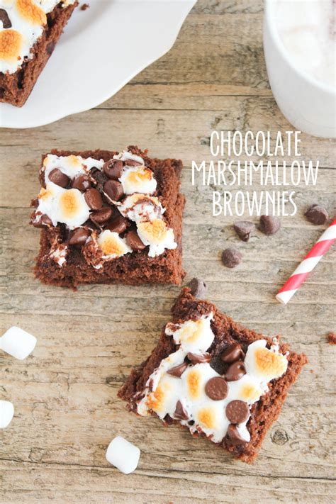 Chocolate Marshmallow Brownies - The Baker Upstairs