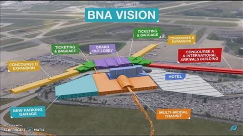 Nashville Airport Planning $1 Billion Expansion