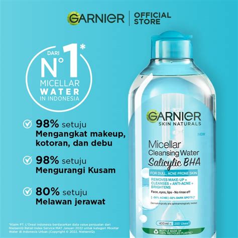 Jual Garnier Indonesia Micellar Water Salicylic Blue Termurah Januari