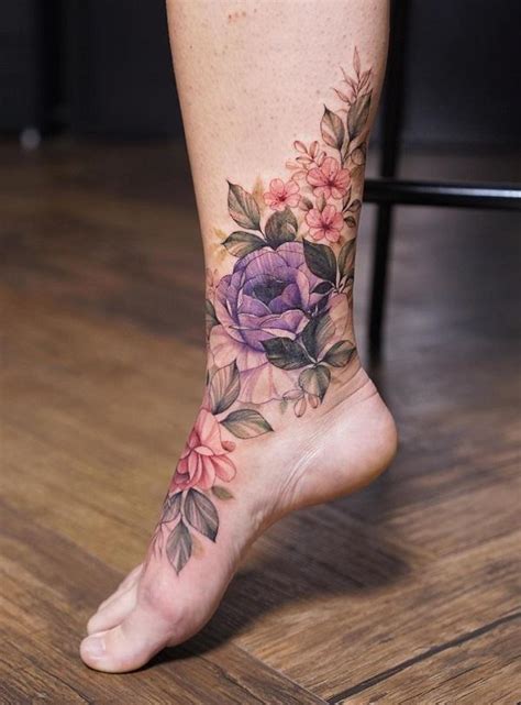 70 Ankle Tattoos for Women: Adding Spice to Your Step! | Art and Design