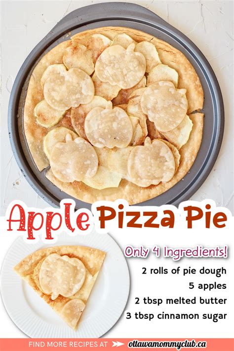 Apple Pizza Pie: Dessert Pizza Recipe | Ottawa Mommy Club