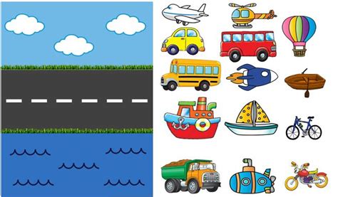 Транспорт: что едет, плавает, летает? | Transportation preschool ...