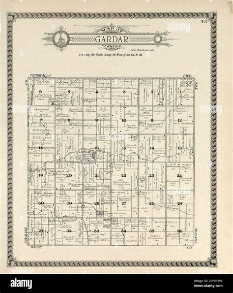 Standard Atlas Of Pembina County North Dakota Including A Plat Book