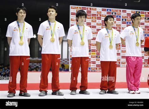 St Yoyogi Gymnasium Tokyo Japan Th Nov L R Kohei Uchimura