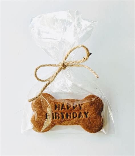 Happy Birthday Dog Bone Treat Etsy