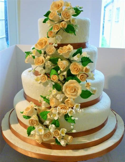 4 Tier Wedding Cake Flavour Bites Cakes