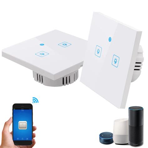 Eu Wifi Wall Switch Wireless Remote Gang Light Switch App Touch