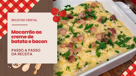 Macarr O Creme De Batatas Bacon E Queijo A Melhor Receita Que