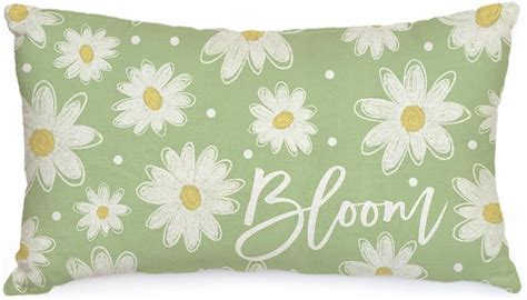 Amazon Aacors Spring Pillow Cover X Inch Watercolor Daisy