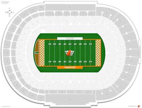 Seating Chart Neyland Stadium Knoxville Tn Ponasa