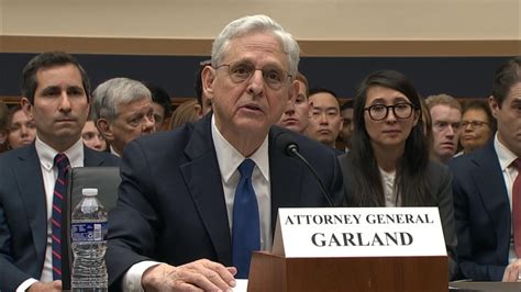 Video Ag Garland Defends Justice Department In Testimony Abc News