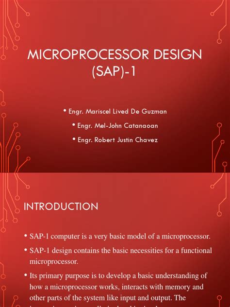 MIcroprocessor Design On PC Input and MAR RAM | PDF | Random Access ...