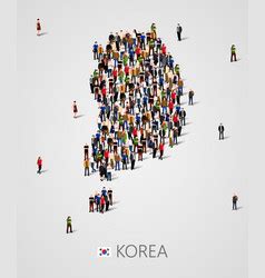 south korea infographics royalty  vector image