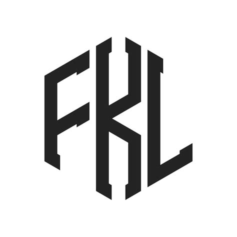 Premium Vector Fkl Logo Design Initial Letter Fkl Monogram Logo Using
