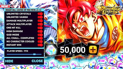 NEW Dragon Ball Legends Mod Menu Hack V5 5 1 All Characters UNLOCK