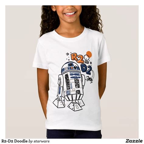 R2 D2 Doodle T Shirt Star Wars Store Star Wars Top Outfits