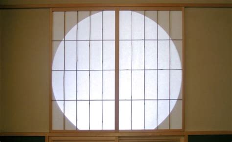 Circle Silhouette On Shoji Wasou