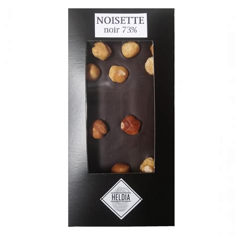 Tablette Gourmande Chocolat Noir Noisettes G Heldia Locavor Fr