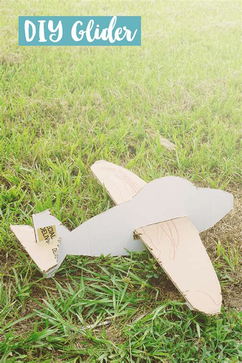 Diy Cardboard Box Glider Craft Sunny Sweet Days