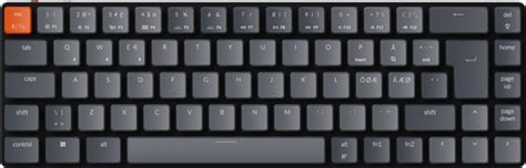 Keychron K7 RGB Hot Swap Keychron Optical Red Inet Se
