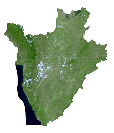 Map of Burundi - Thong Thai Real