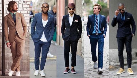 Usando Terno Tênis Moda Para Homens