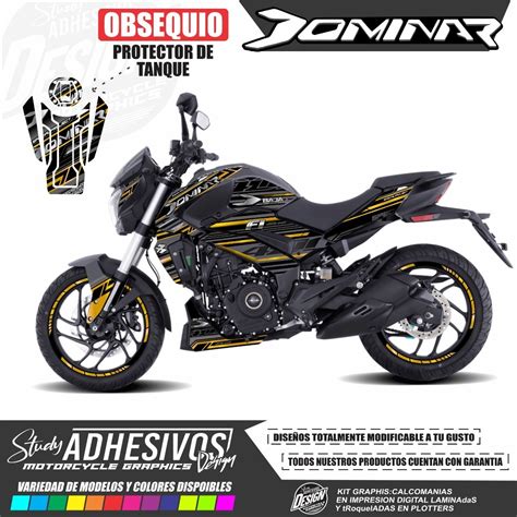 Calcomanias Dominar 400 250 Personalizadas Kit De Stickers Cuotas