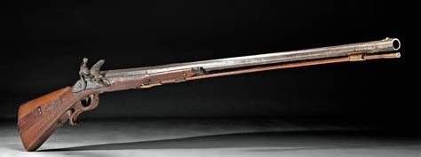 Sold Price Mid 18th C Austrian German Jaeger Flintlock Rifle January 4 0121 1000 Am Mst