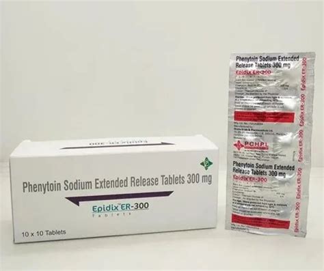 Phenytoin Sodium 300mg Tablets At Rs 539 Box Epilepsy Medication In