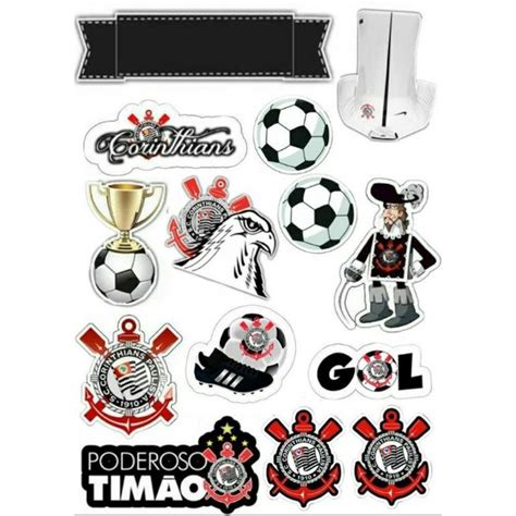 Topper De Bolo Personalizado Corinthians Shopee Brasil