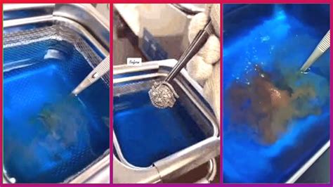 Ring Cleaning Satisfying Ultrasonic Cleaner For Jewelry Cleaning Youtube