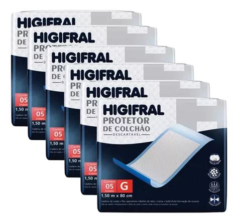 Protetor De Colch O Descart Vel Higifral G Kit Unidades Frete Gr Tis