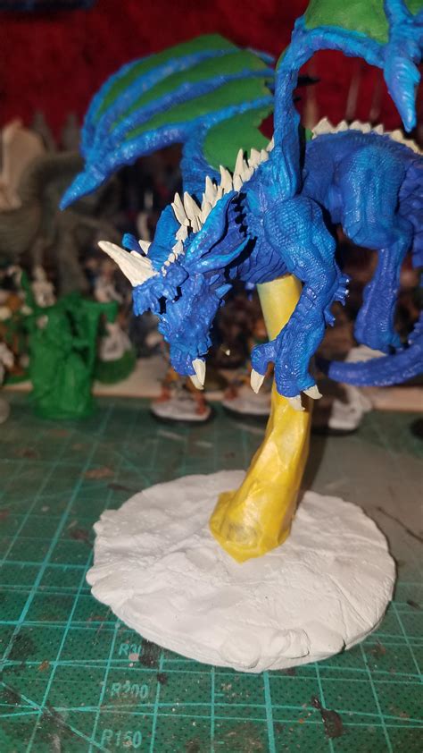 Update On My Blue Dragon Miniature Rminiaturespainting