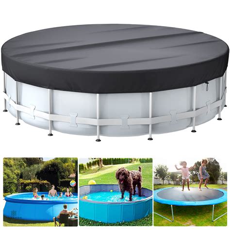 Brosyda Round Pool Cover Ft Solar Pool Covers For Above Ground Pools