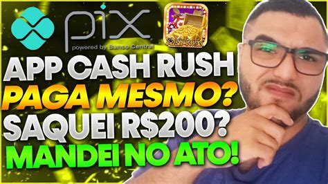 Cash Rush Paga Mesmo Fiz O Teste Completo Saquei R Cash Rush