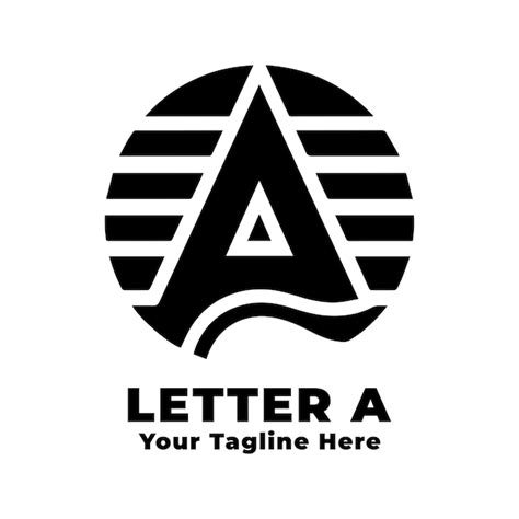 Logo Letter A Simple Vector Design Premium Ai Generated Vector