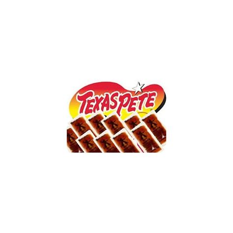 Texas Pete Original Hot Sauce Sachet X10 USA Foods