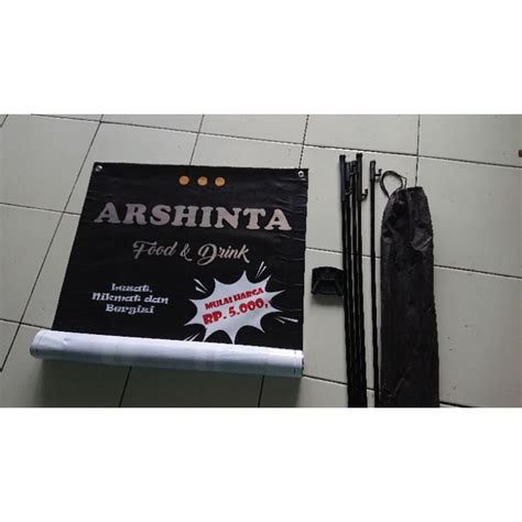 Jual X Banner Xbanner Spanduk Tiang Stand Y Banner Ybanner Baner Ukuran