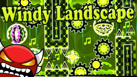 Windy Landscape Insane Demon By Woogi Geometry Dash Youtube