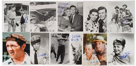 Andy Griffith Show Set Of 11 Signed Photographs Rr Auction