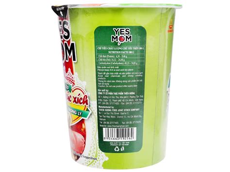 24 ly mì Yes Mom chua cay 76g giá tốt tại Bách hoá XANH