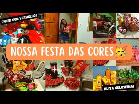 FESTA DAS CORES EM CASA A FAMÍLIA PREPARATIVOS E ORGANIZAÇÃO DA