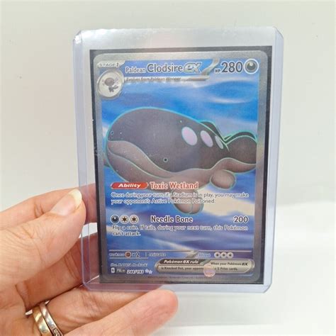 Pokémon TCG Paldean Clodsire ex Scarlet Violet Paldea Evolved 244