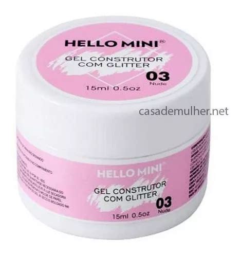 Gel De Construcci N Con Purpurina Nude Ml Hello Mini Hj Mercadolibre